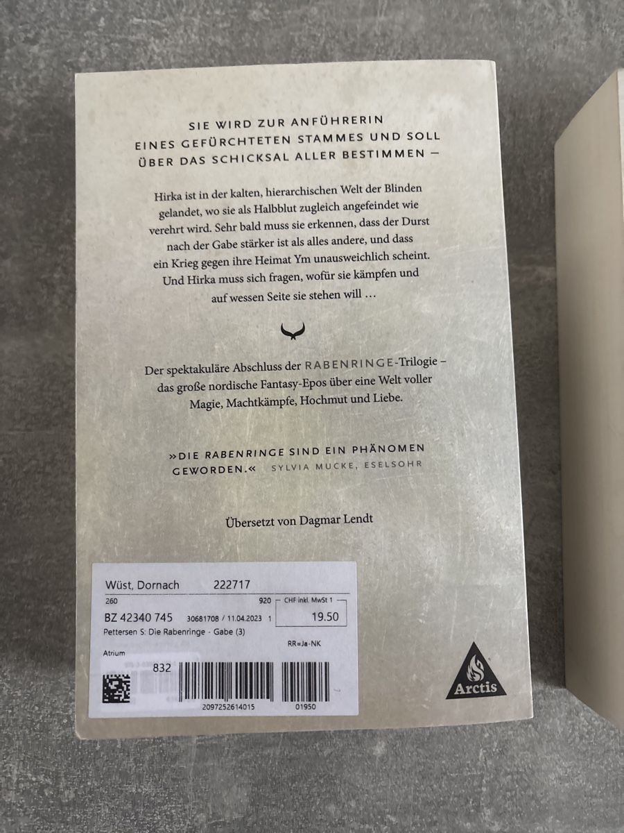 Libri: DIE RABENRINGE – Usato da Amriswil venduto da SCHLOSSGEISTLI 1