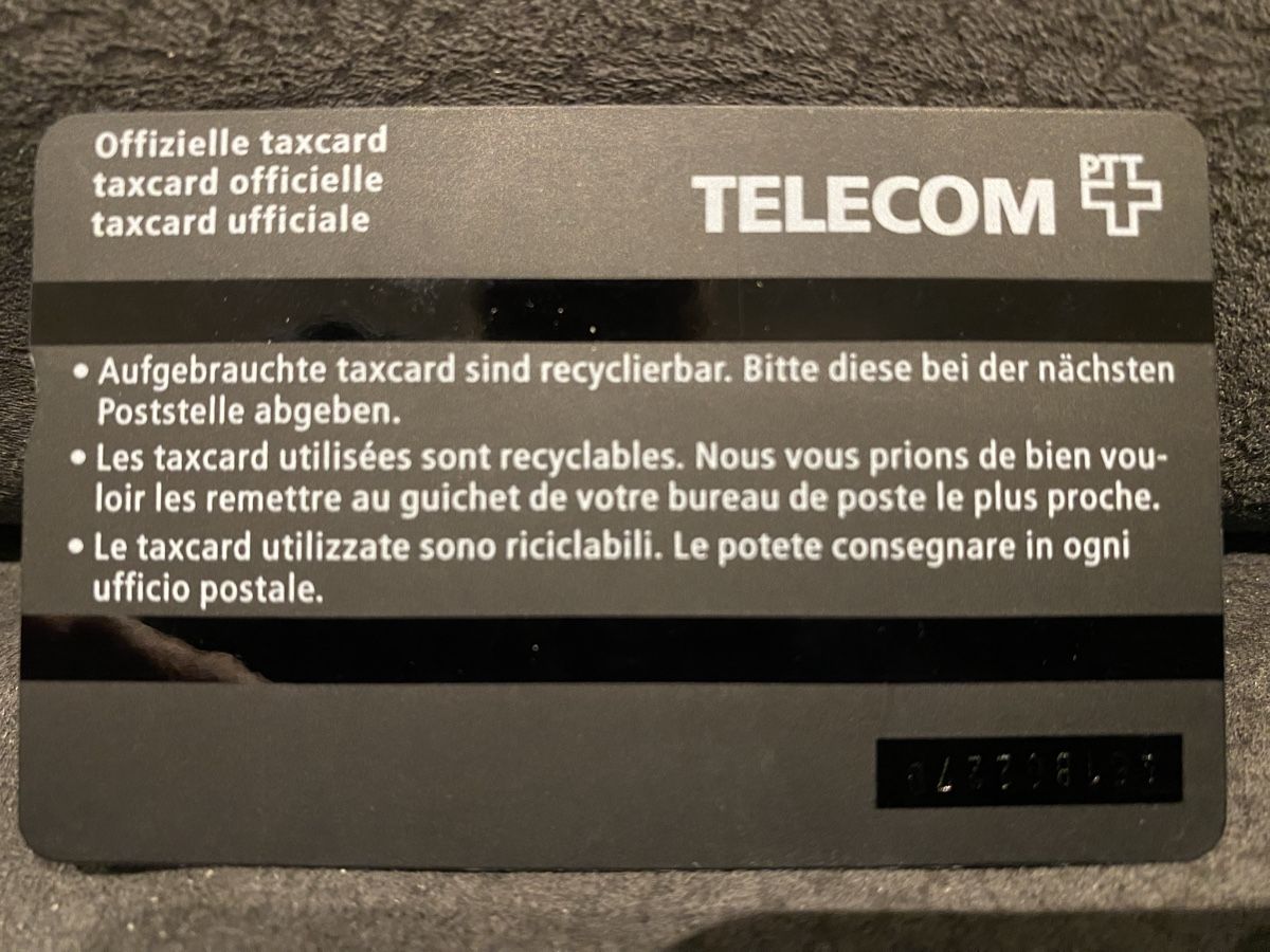 Schede telefoniche: Taxcard 451B – Usato da Lausanne venduto da babacard10 1