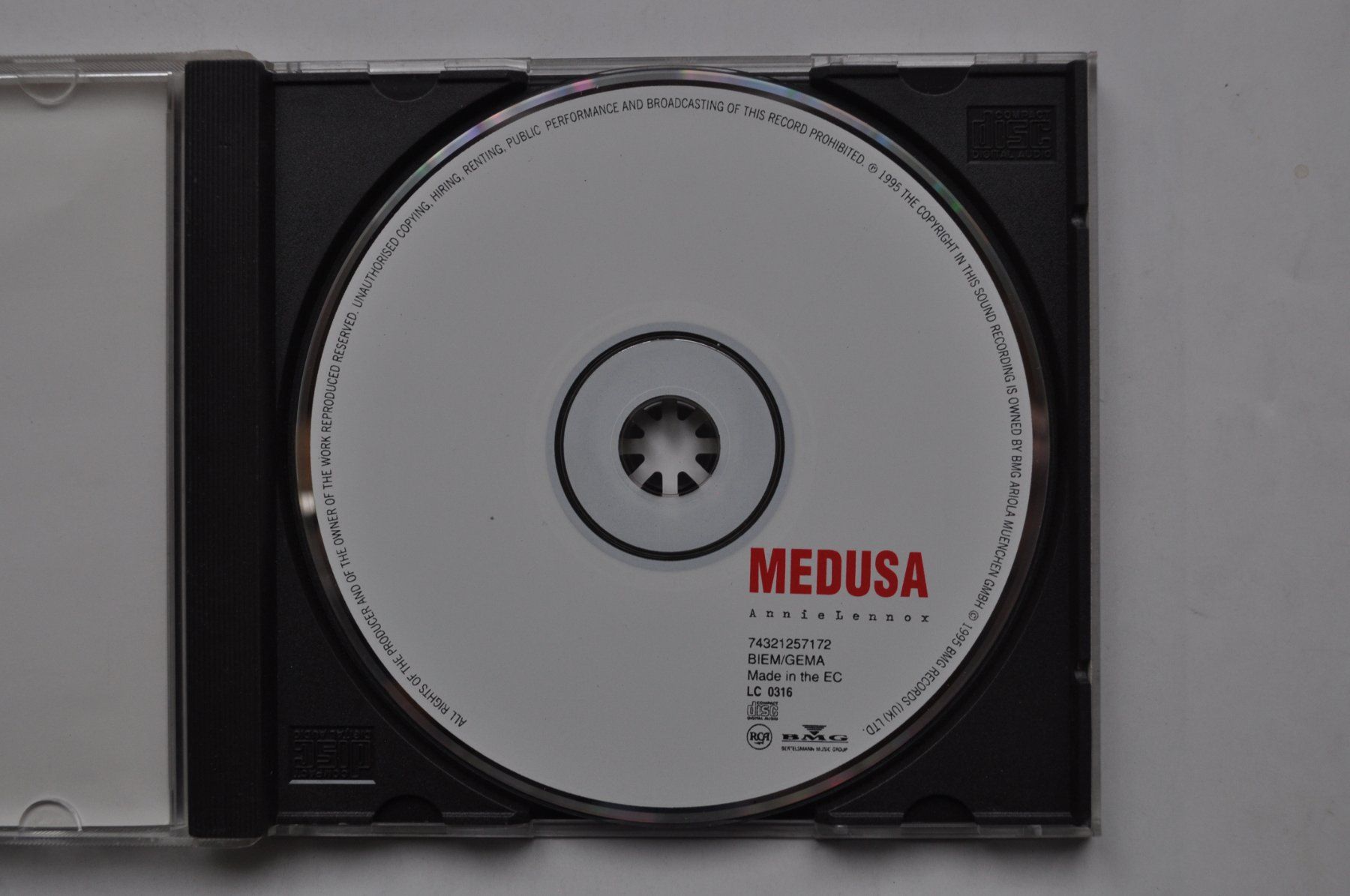 CD: Annie Lennox - Medusa – Usato da Marin-Epagnier venduto da Vinil68 2