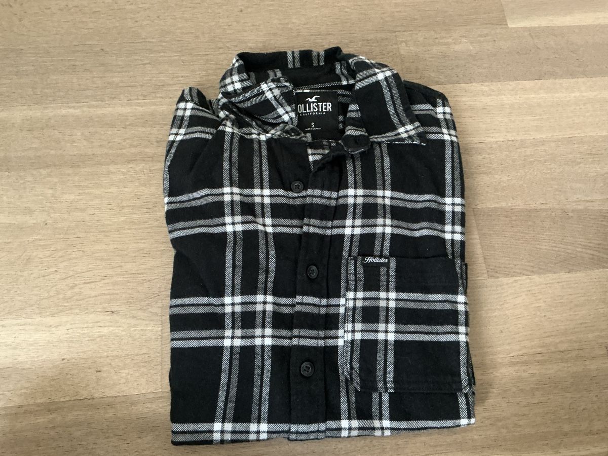Hollister Camicie: Hollister Hemd, Grösse S Schwarz – Usato da Rüschlikon venduto da abo66