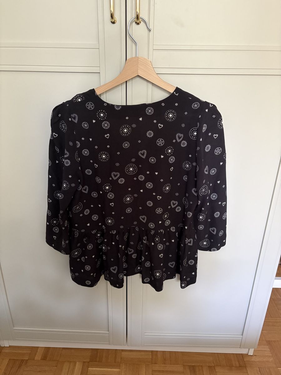 Claudie Pierlot Camicette: Blouse noir Claudie Pierlot taille 36 – Usato da Genève venduto da cec_6qrf 2