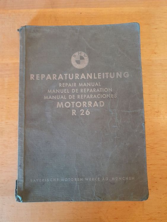 Reparaturanleitung BMW R26, original | Kaufen auf Ricardo