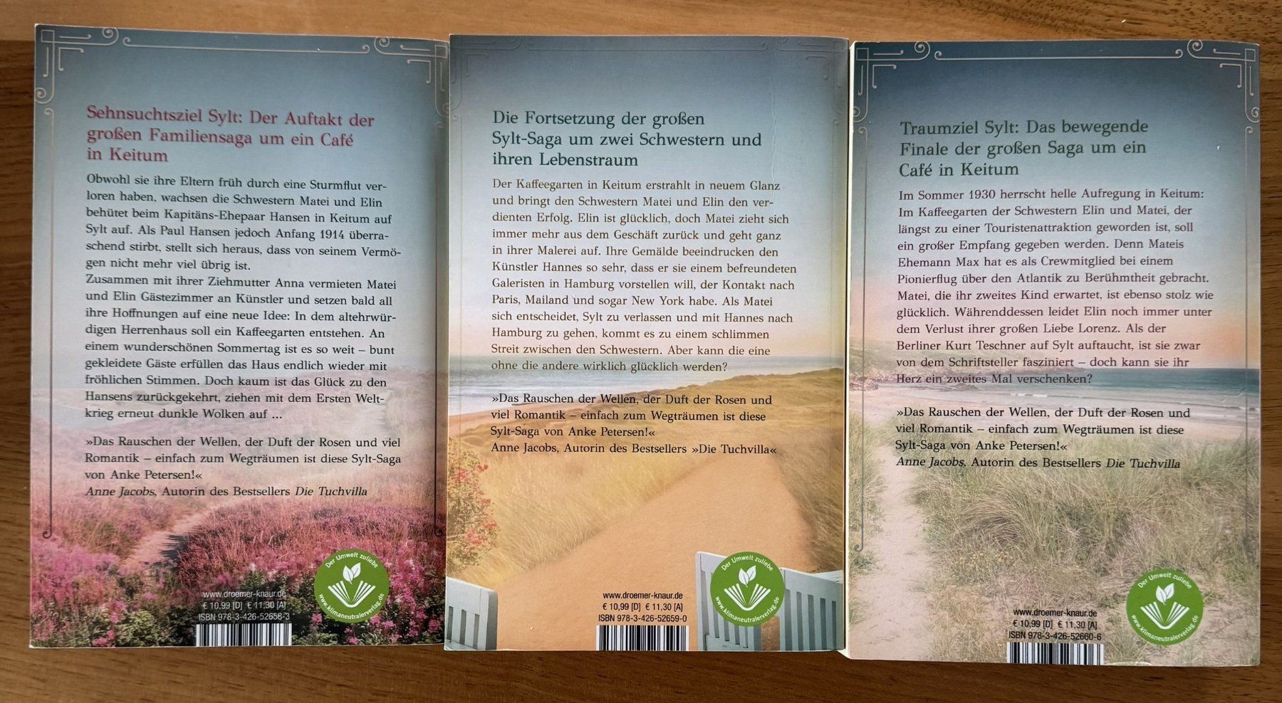 Libri: Anke Petersen - Trilogie der Kaffeegarten – Usato da Wettingen venduto da elybis 1