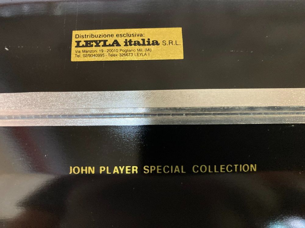 John Player Spezial Team original 80 90er Jahre Behälter Kaufen auf