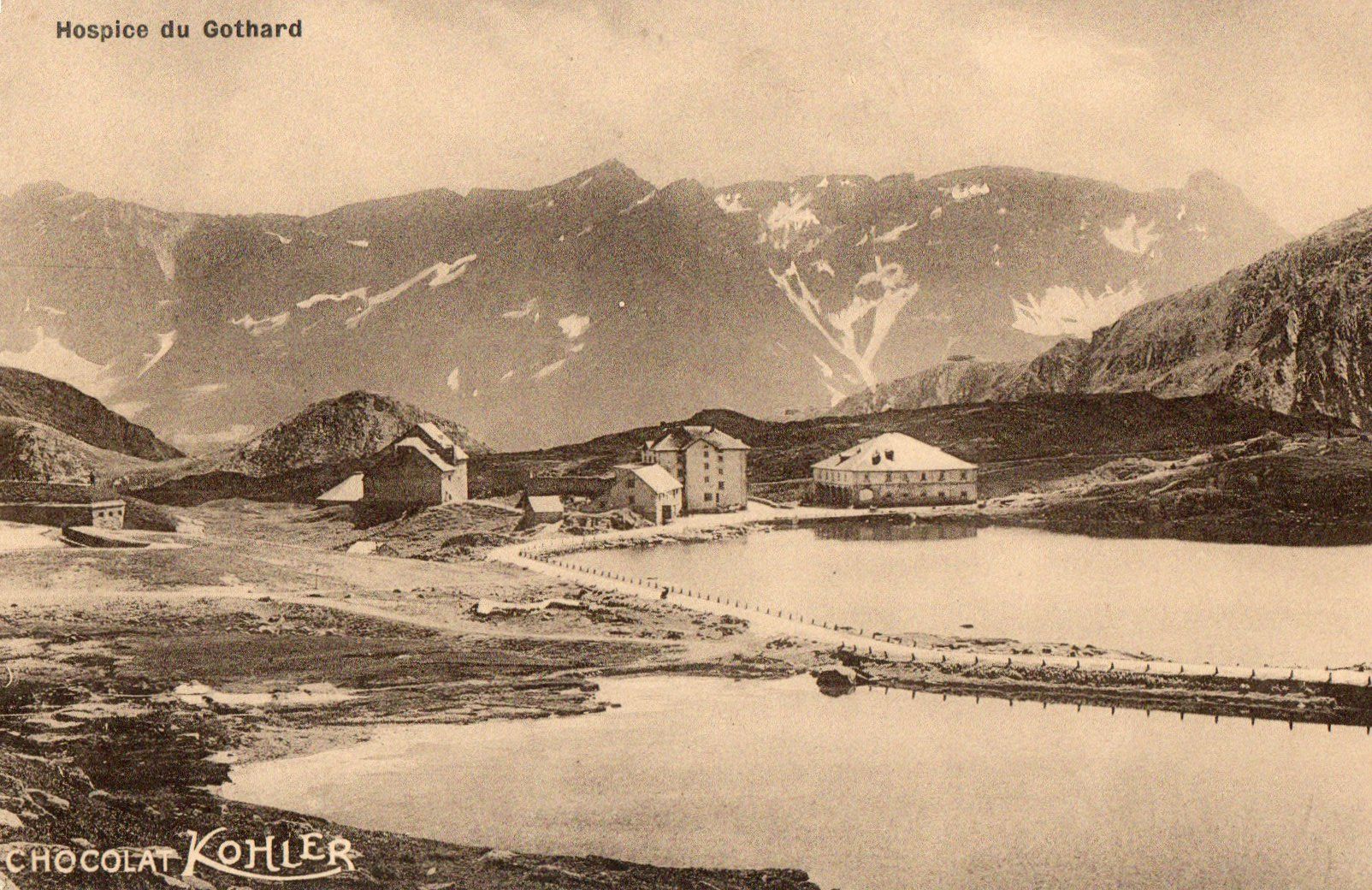 Ansichtskarten: Hospice de Gothard – Gebraucht aus Melano von pisonsdro