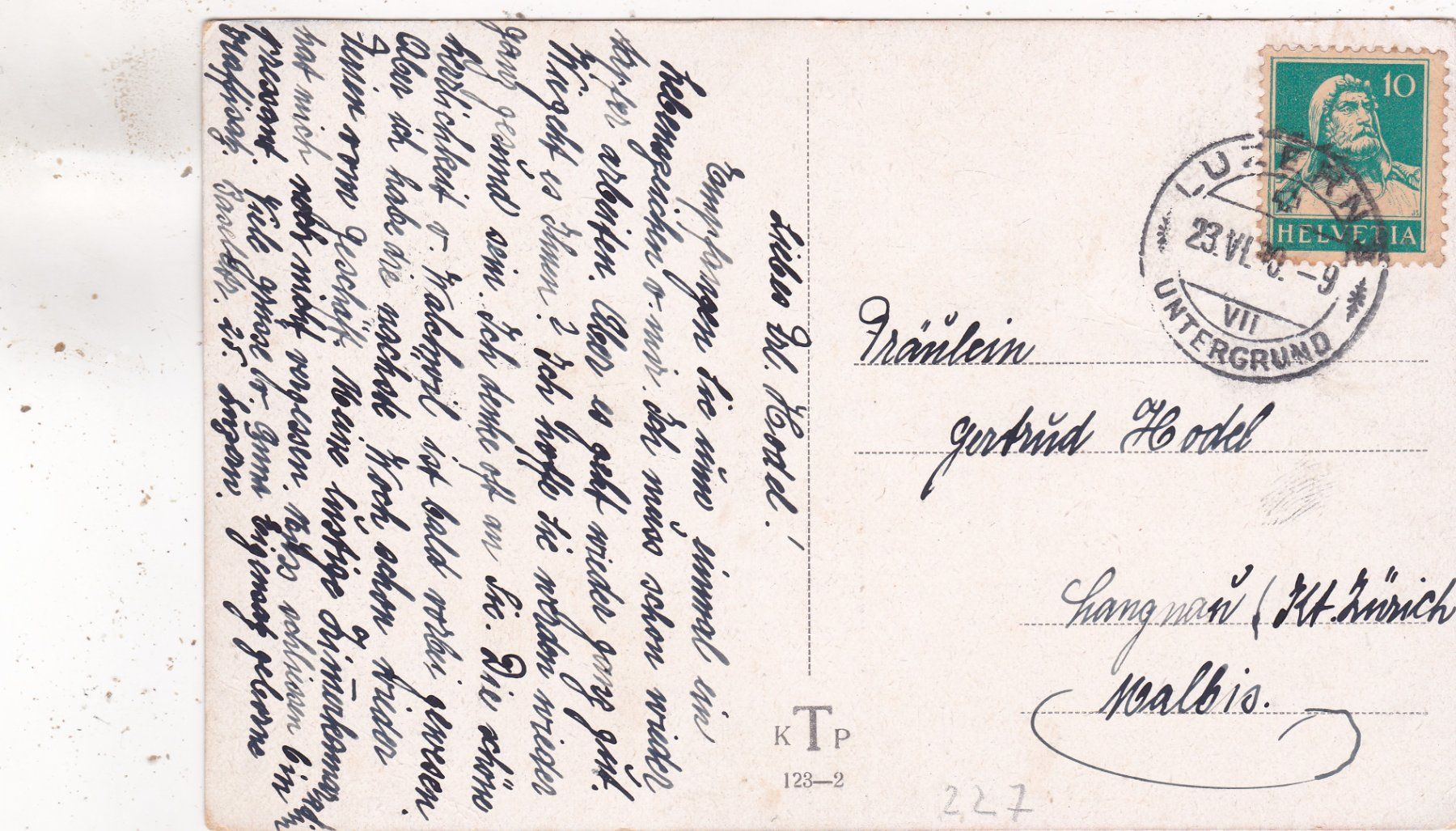Cartoline postali: Kitsch Landschaft – Usato da Herisau venduto da Lisegrat2008 1