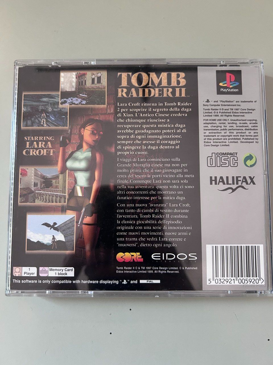 Sony Giochi: Tomb Raider 2 per PlayStation 1 – Usato da Giubiasco venduto da LorisVale 1