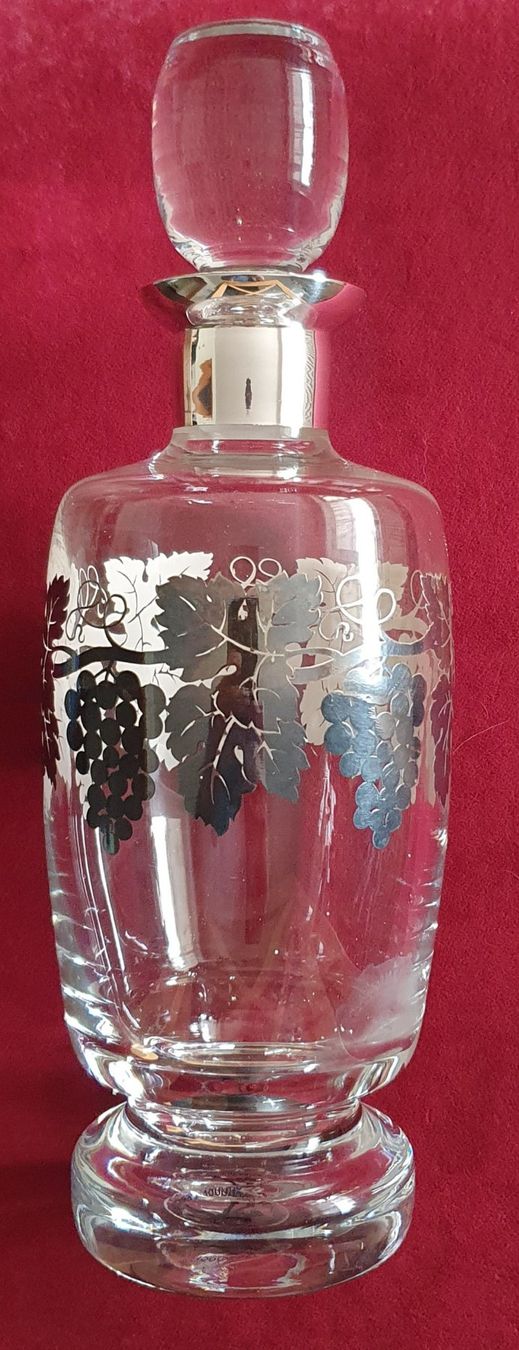 Karaffen: Weinkaraffe mit Silberrand 1000/1000 - Gebrüder Deyhle – Gebraucht aus Kreuzlingen von Rschweiz1 5