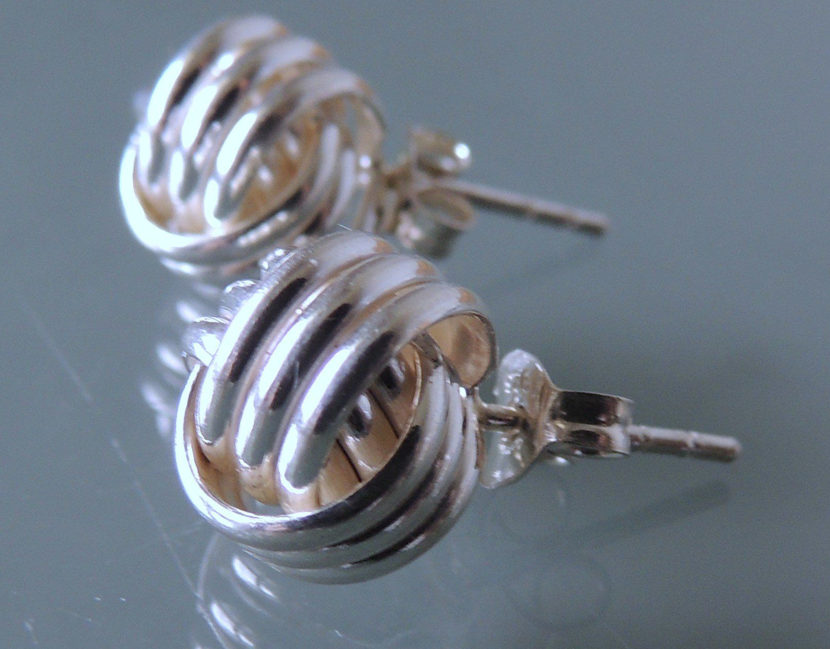 Orecchini pendenti & Orecchini a lobo: Silber 925 Ohrstecker 10 mm – Nuovo (secondo la descrizione) da Waldenburg venduto da schaller707 1
