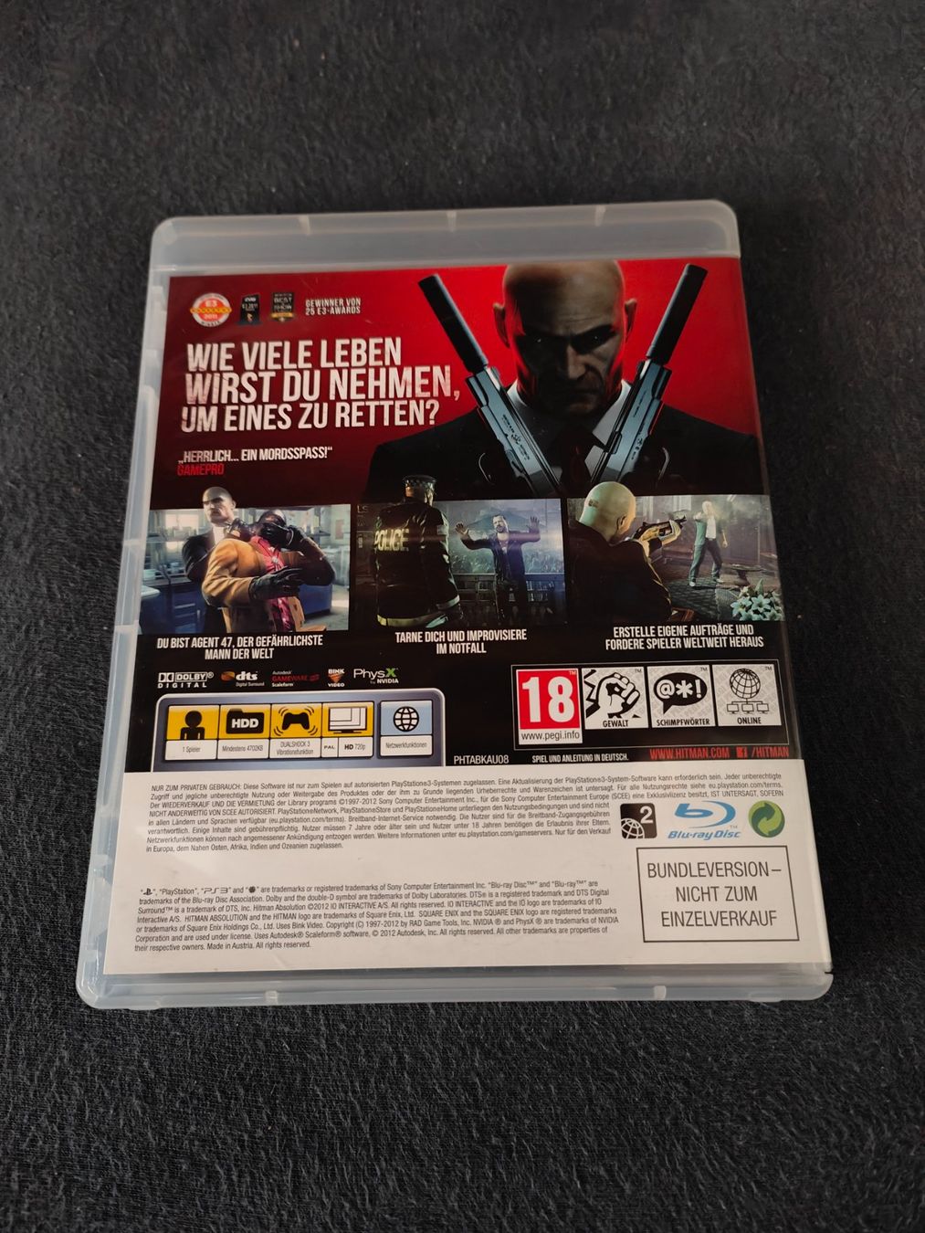Jeux: Hitman Absolution PS3 – D'occasion à Dietikon par Migi_97D 3