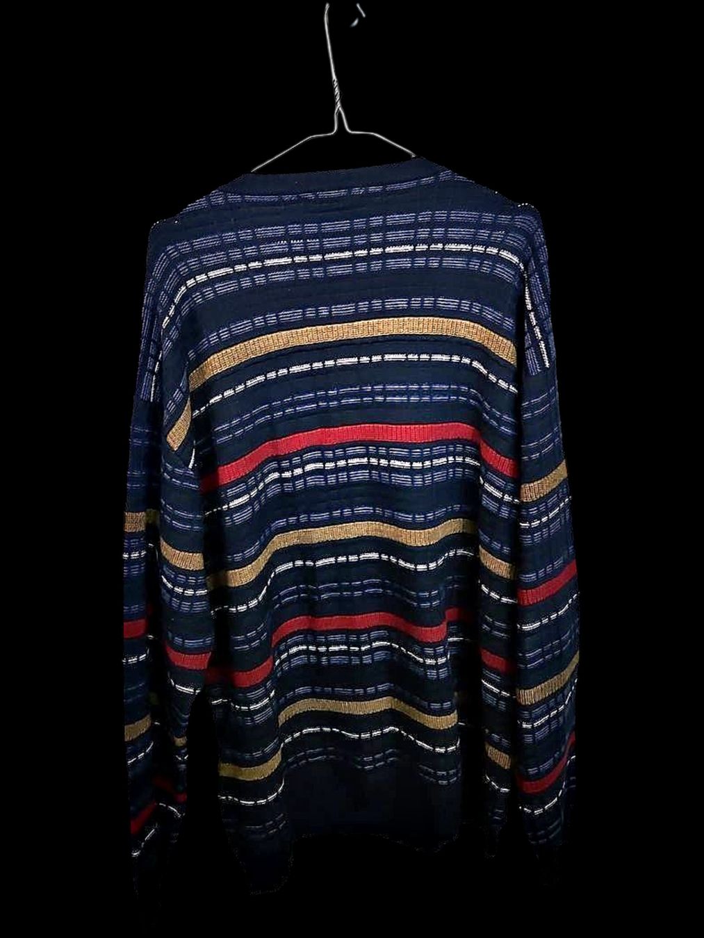 Maglioni & Felpe: Engbers Herren V-Ausschnitt Pullover gestreift - Größe 54 - – Usato da Zug venduto da vinokilo 3