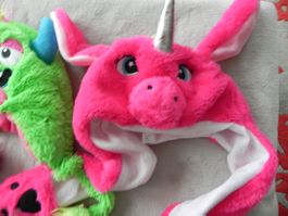 Mütze für Kinder Monster- und Einhorn-Mütze