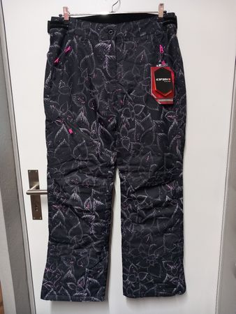 ICEPEAK Skihose Damen "Josie" Gr. 38 schwarz gemustert neu