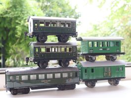 BUCO & Co 5 x SBB Personenwagen - Spur 0