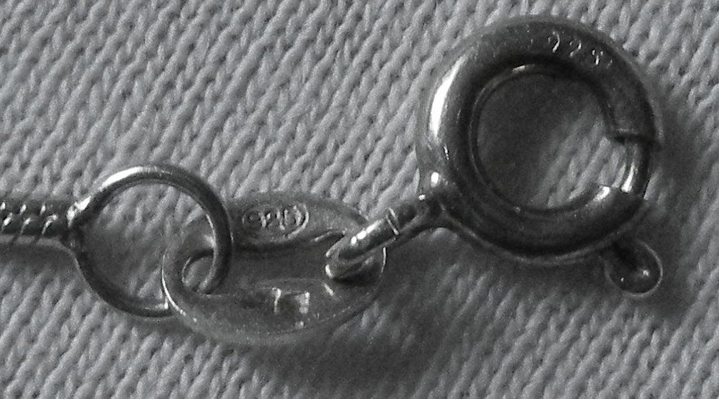 Catenine: SCHÖNE SILBERKETTE 925 mit 2 ANHÄNGERN – Usato da Bern venduto da Mekongbeach 1