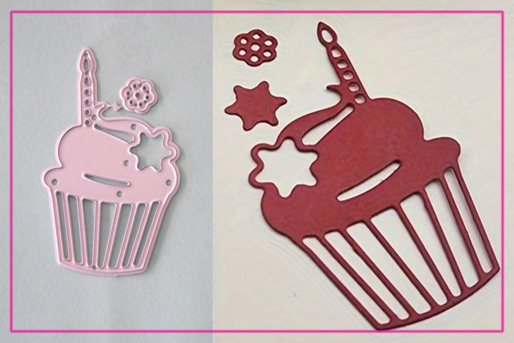 Sciablone: Cupcake mit Kerze und Deko - Stanzschablonen – Nuovo e nell'imballaggio originale da Frenkendorf venduto da jazzplatten