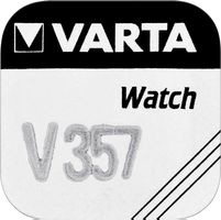 Knopfzelle / Uhrenbatterie Varta V357 (SR44)