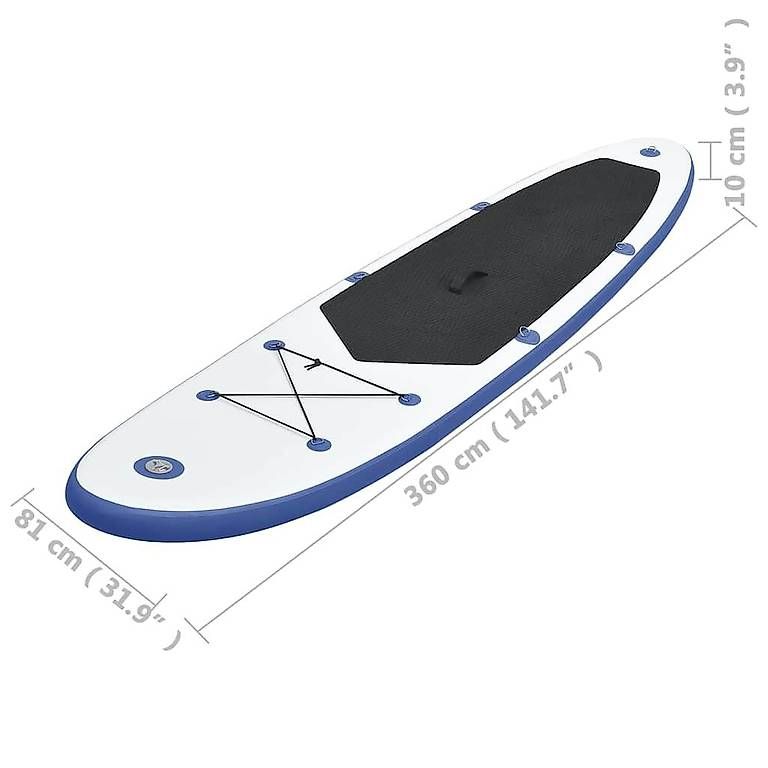 Planches de surf: SUP-Board Aufblasbar Blau - Weiss – D'occasion à Hinwil par Nana00 2