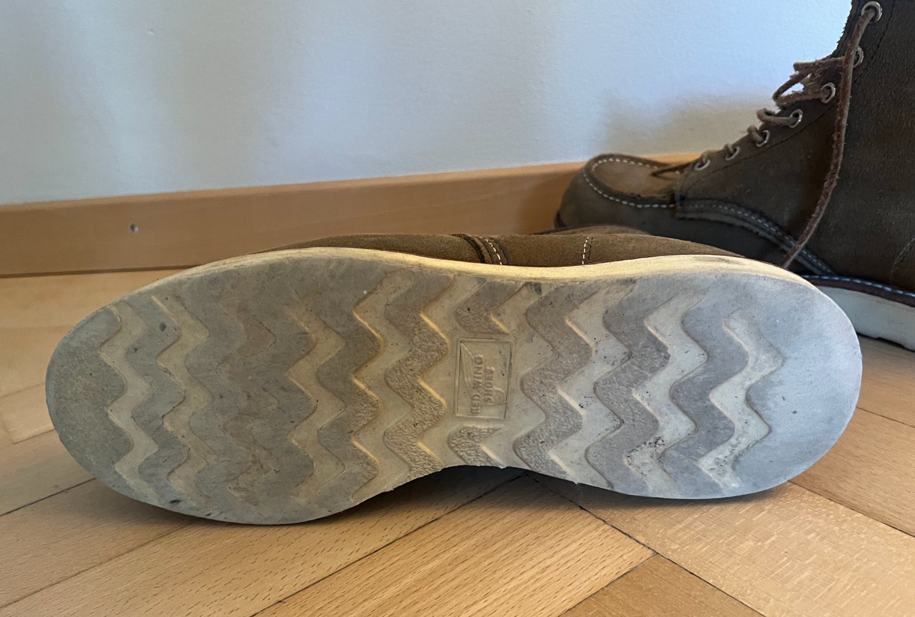 Red Wing Scarpe da uomo: Red Wing Herren-Moc Boot Rauleder – Usato da Zürich venduto da hakath 3