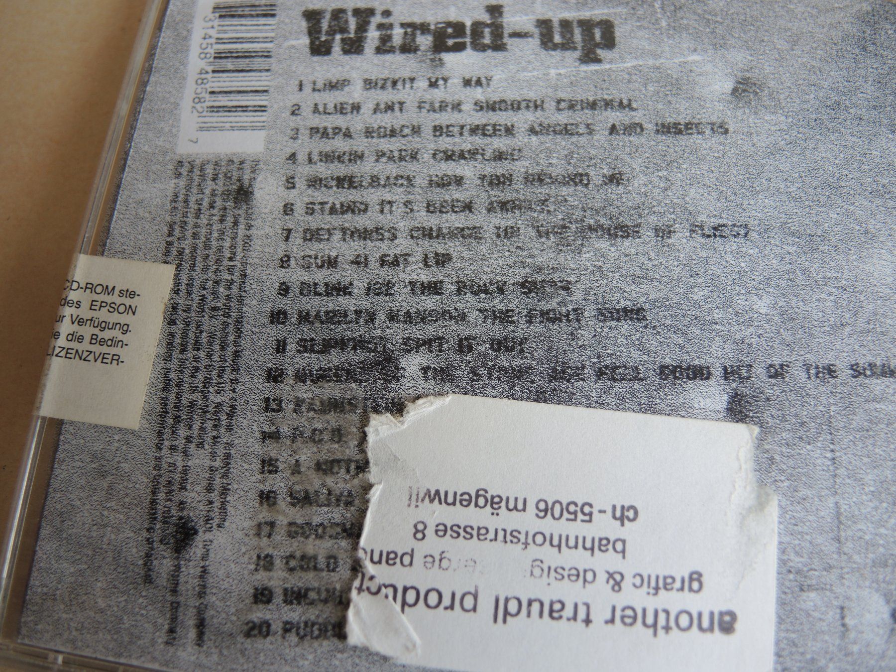 CD: Wired-up CD Sampler Diverse Interpreten – Difettoso da Rorschach venduto da Pop-upBrocki 5
