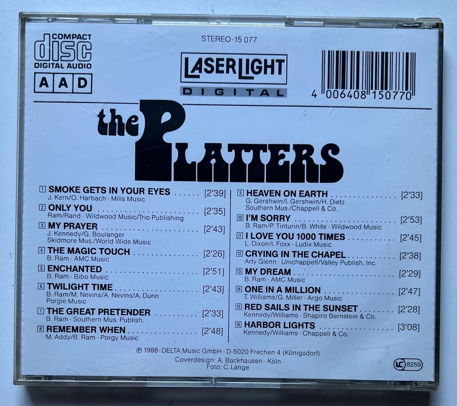 CD: The Platters / Only You – Usato da Näfels venduto da rottabi 1