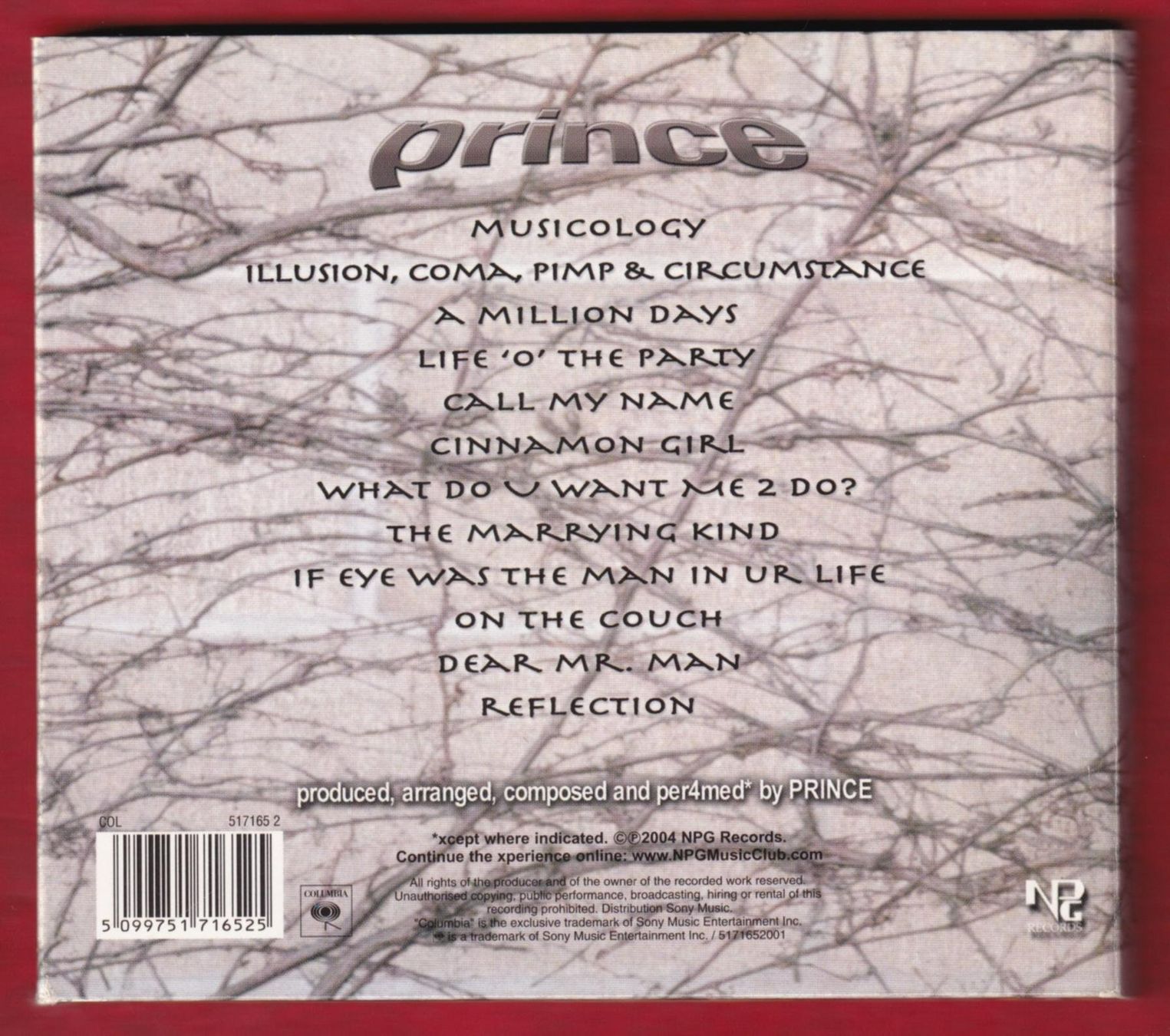 CD: Prince - Musicology (CD) – Usato da Zürich venduto da Pfluftl2000 1