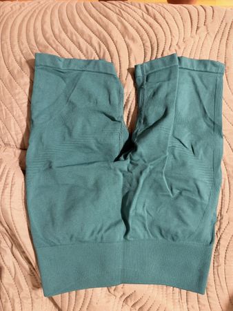 Smilodox Fitness Shorts grün kurz guter Zustand M