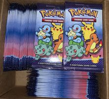 10x Pokémon 25th Anniversary McDonalds Promo Booster Neu