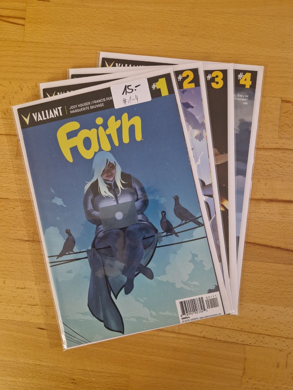 Comics: Faith #1-4 (complete) – Gebraucht aus Biel/Bienne von collector_comics