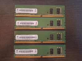 Arbeitsspeicher DDR4 4 x 4GB ( 16GB) 2666 Mhz Neuwertig