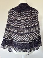 Rundes Tuch - handgestrickt - Merino