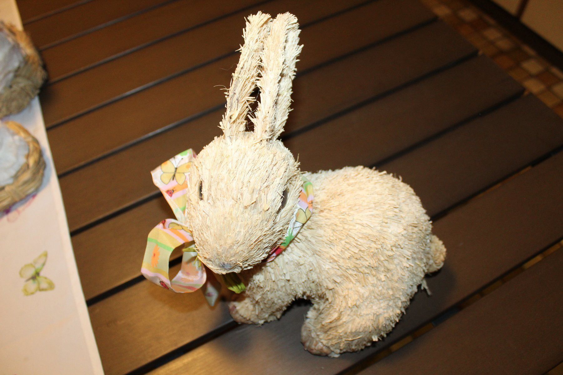 Figuren: Sitzender Strohhase, Ostern, Frühling – Gebraucht aus Winkel von Kade50