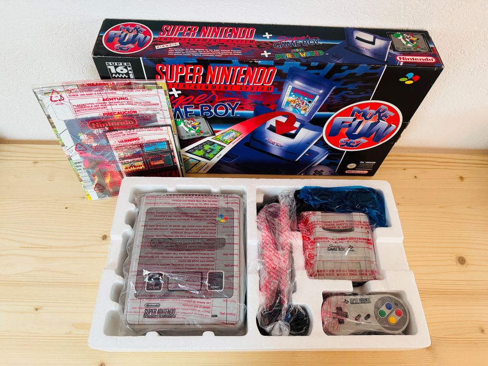 Super Nintendo SNES - More Fun Set / Sammlerzustand (OVP) (Gebraucht ...