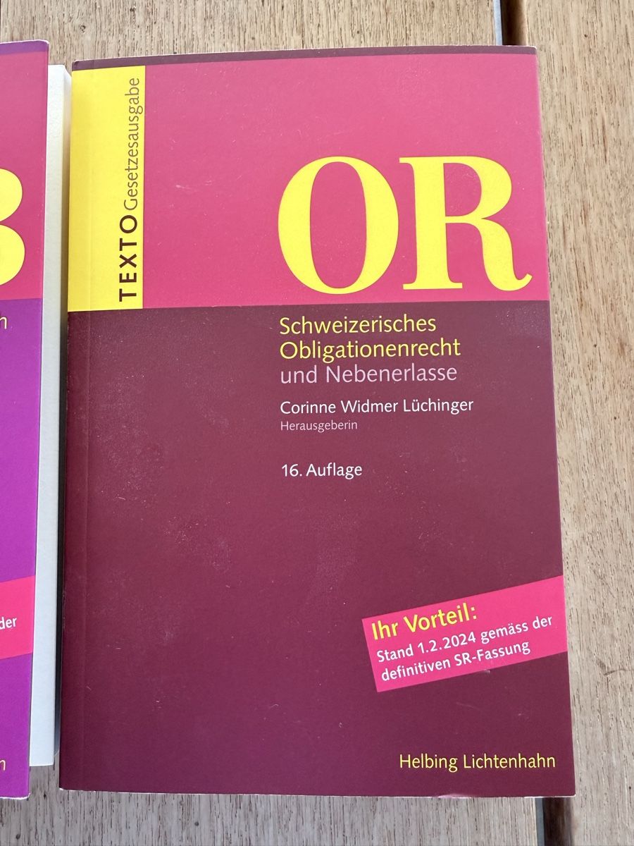 Libri: ZGB und OR Schweizer Gesetzestexte  – Nuovo (secondo la descrizione) da Wermatswil venduto da FEDN 2
