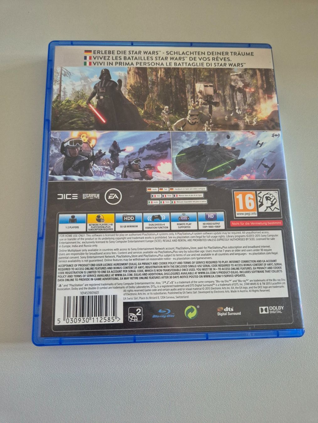 Spiele: Star Wars Battlefront PS4 Spiel – Gebraucht aus Ettiswil von beekeper13 1