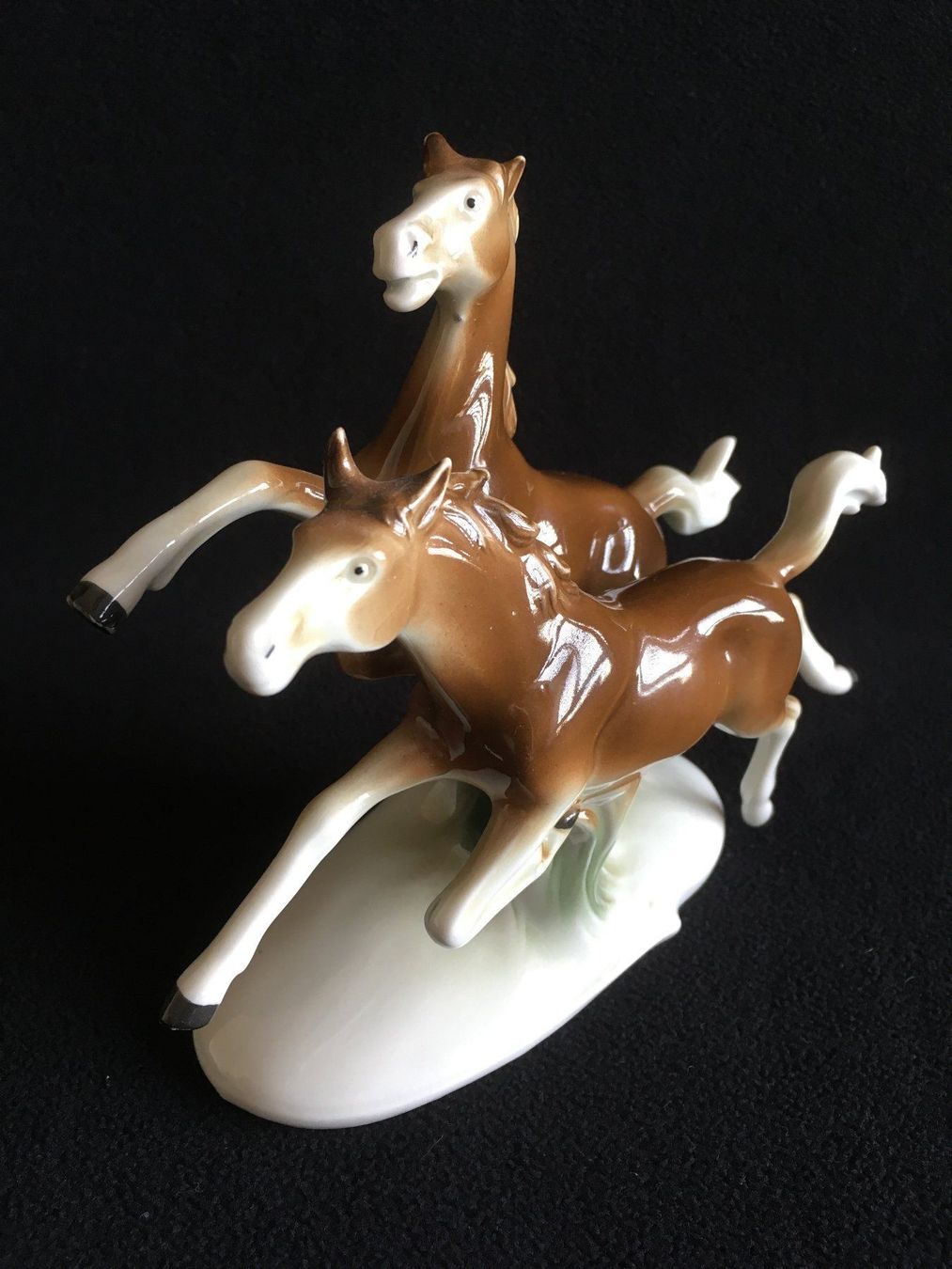 Statuette: Porzellan Pferde, Carl Scheidig, Gräfenthal – Nuovo (secondo la descrizione) da Basel venduto da ekaeufer 3