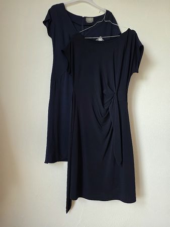 2 Navy Blue Dresses – Mantu & T.M. Lewin – Size CH 38