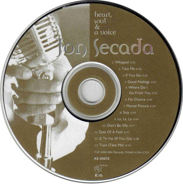 CD: Jon Secada - Heart, Soul & A Voice CD 1994 – Usato da Zürich venduto da Aspri 2