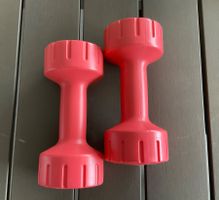 Hanteln 2 Stck. Rot Fitness Training je 1.5kg