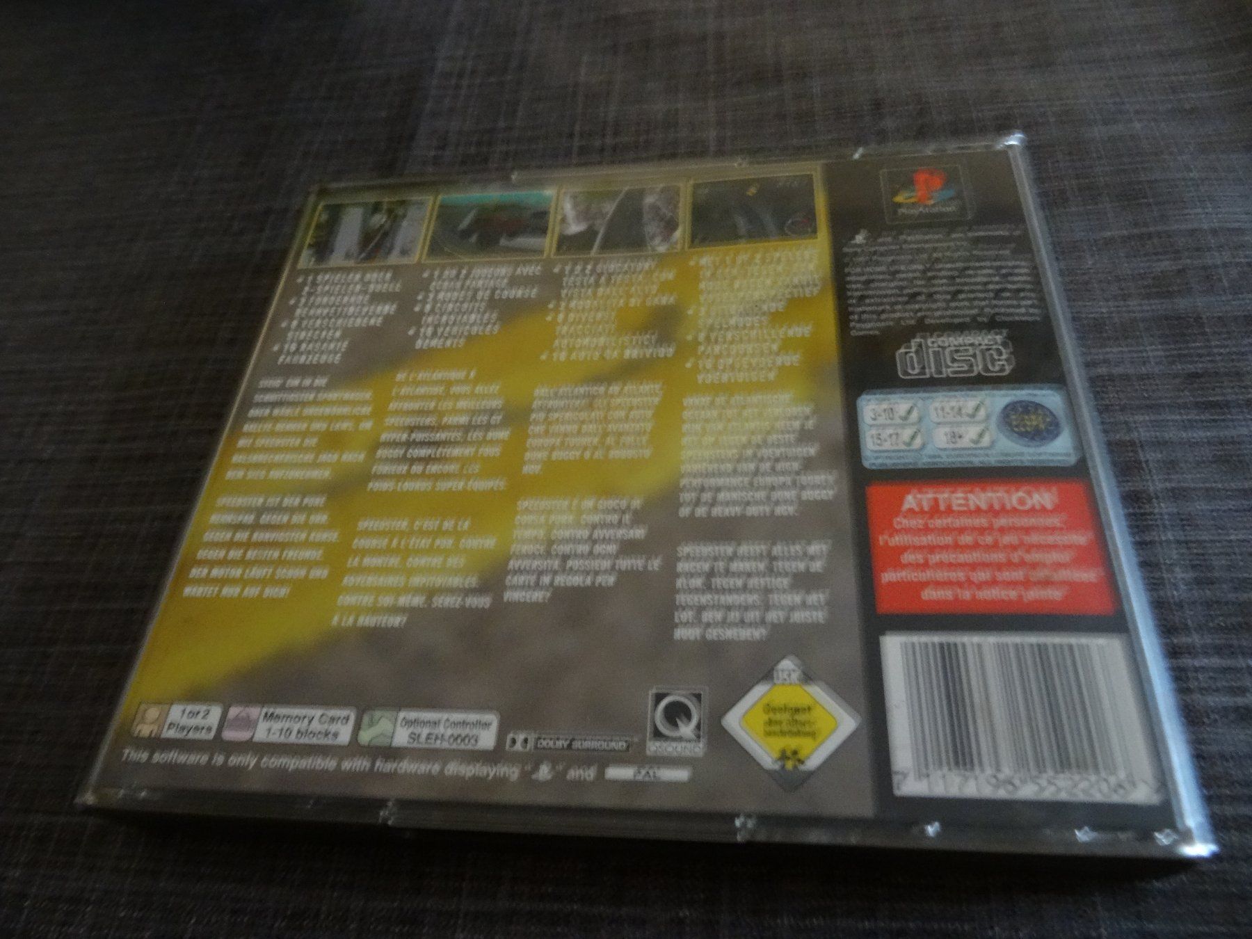 Sony Giochi: Speedster PS1 – Usato da Olten venduto da Disc-Ausverkauf 2