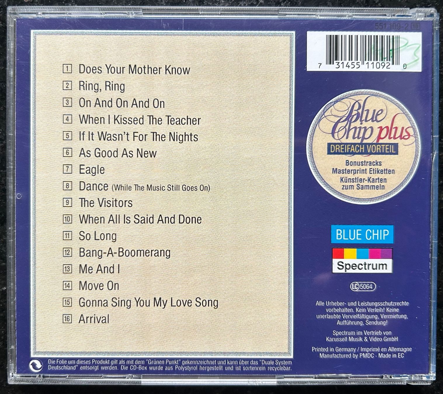 CDs: ABBA -  ARRIVAL• RING, RING, DOES YOUR MOTHER KNOW... - CD – Gebraucht aus Schaffhausen von spinelli02 1