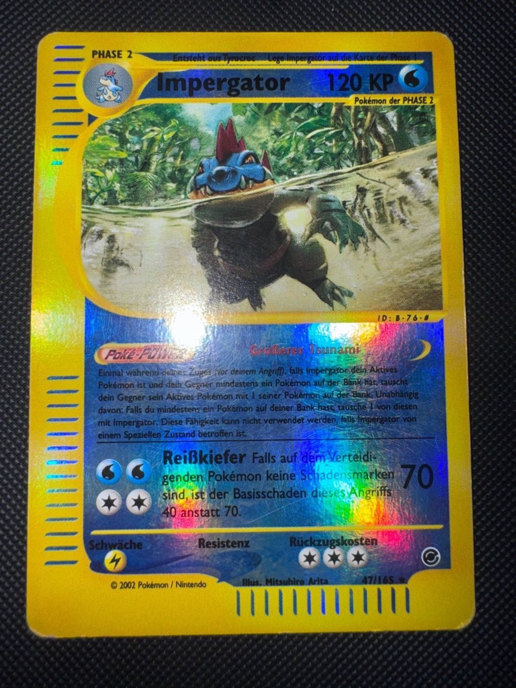 Pokémon Carte collezionabili: Pokemon Impergator Reverse Holo 47/165 - Expedition - DE – Usato da Erstfeld venduto da PokeSandero 1