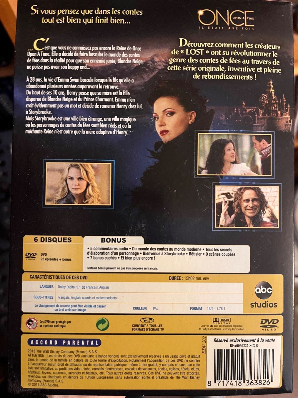 Tutti i DVDs: Once upon a Time, Coffret saison 1 – Nuovo (secondo la descrizione) da fully venduto da jinsei 1