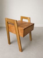 Vintage Nachttisch mit Schublade, Mid-Century-Stil