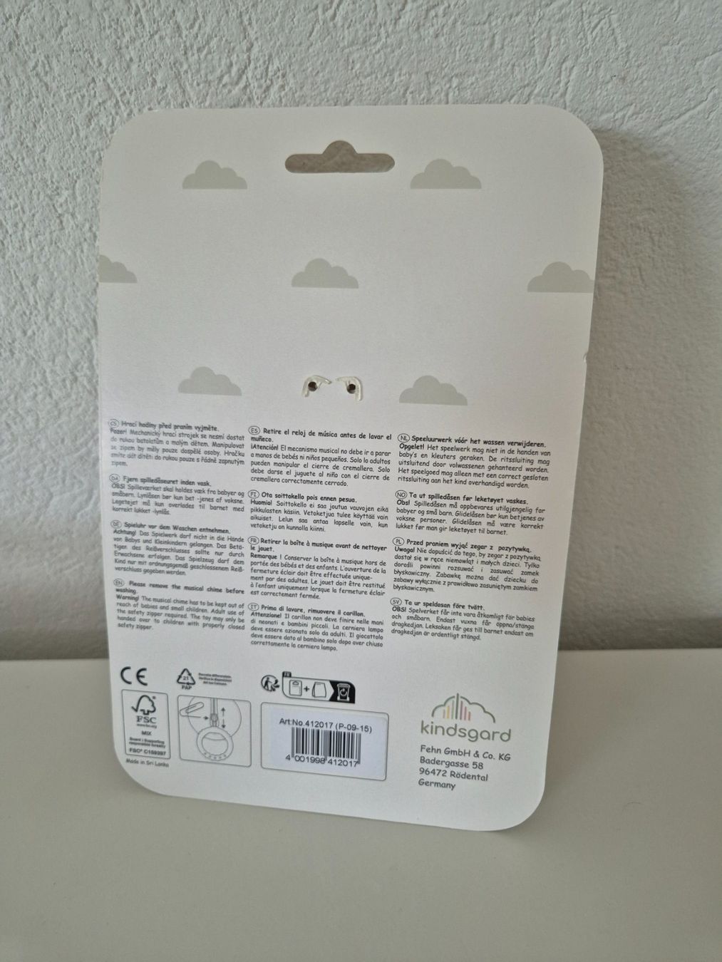 Giocattoli: kindsgard Spieluhr Teddy slumma mint – Nuovo e nell'imballaggio originale da Aarburg venduto da i_c6r8 3