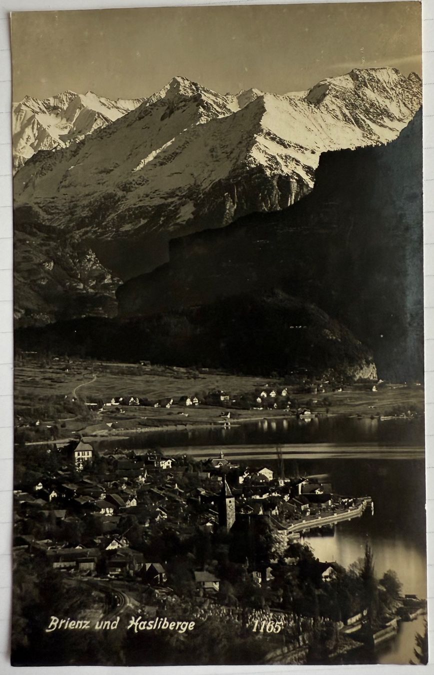 Ansichtskarten: BRIENZ - Panorama 1925 – Gebraucht aus Lutry von Ediego