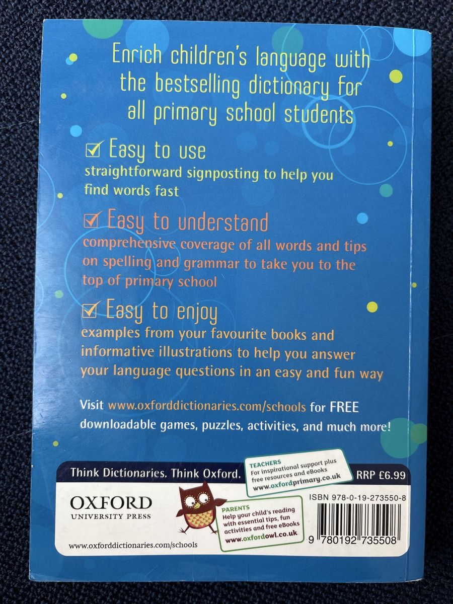 Libri: Oxford Primary Dictionary - Wie neu! – Usato da Zürich venduto da florinda02 1