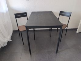 IKEA SANDSBERG Tisch mit 2 Stühlen