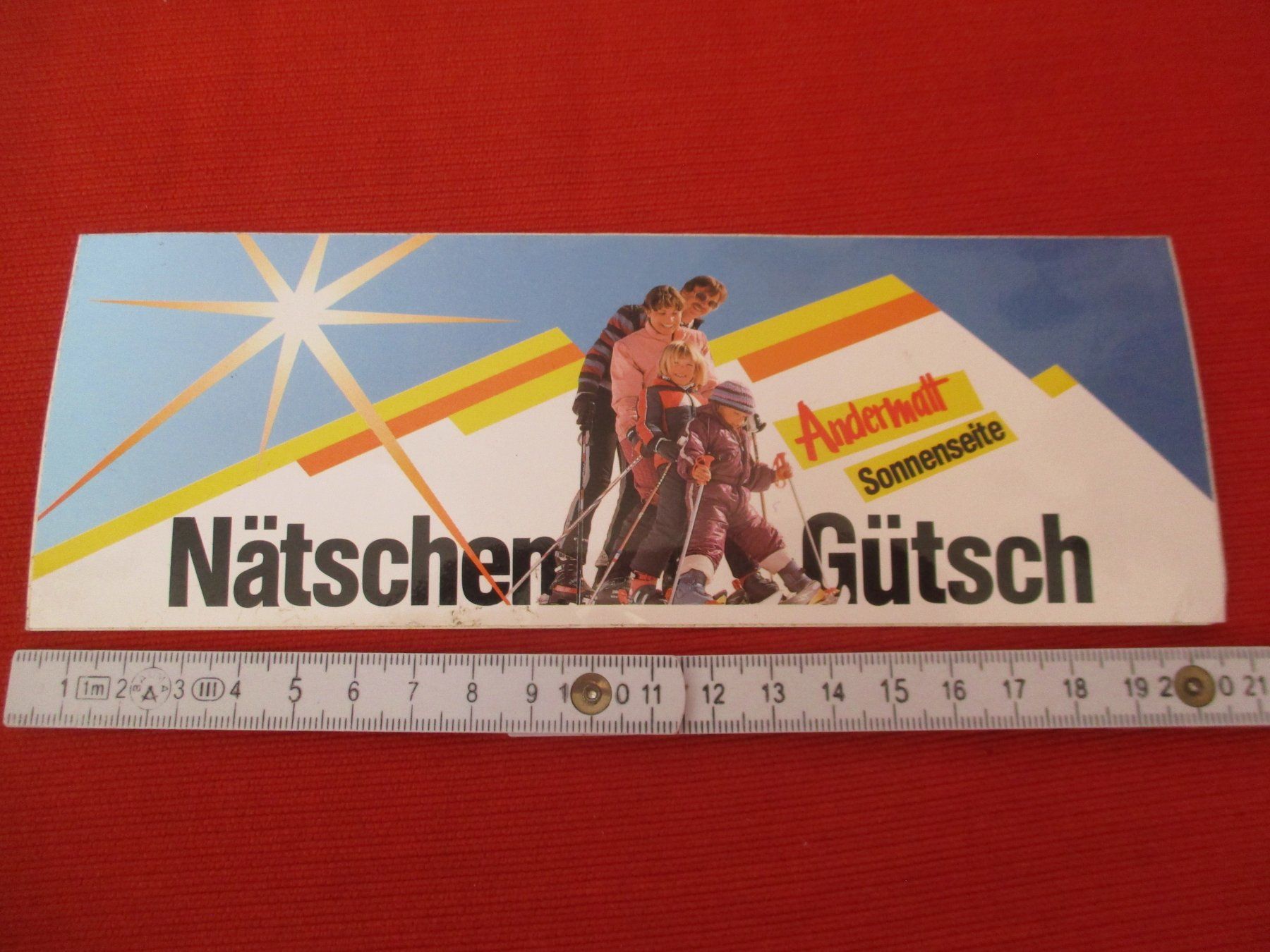 Autocollants: Gütsch Andermatt Abziehbild – D'occasion à Birsfelden par alles-muss-raus