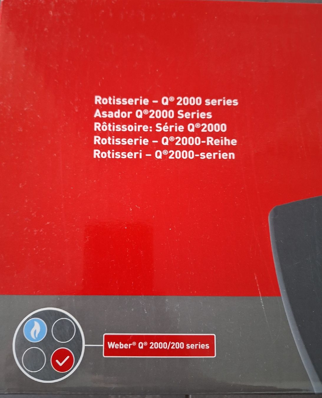 Weber Griglie: Weber Drehspiess Q2000/200-Serien – Nuovo e nell'imballaggio originale da Olten venduto da Oli19-- 1